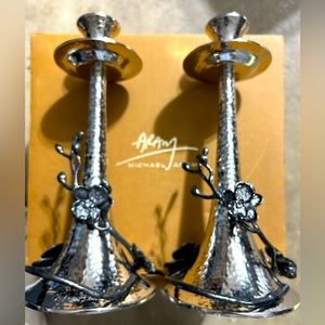 Michael Aram Candlesticks Black Orchid Collection